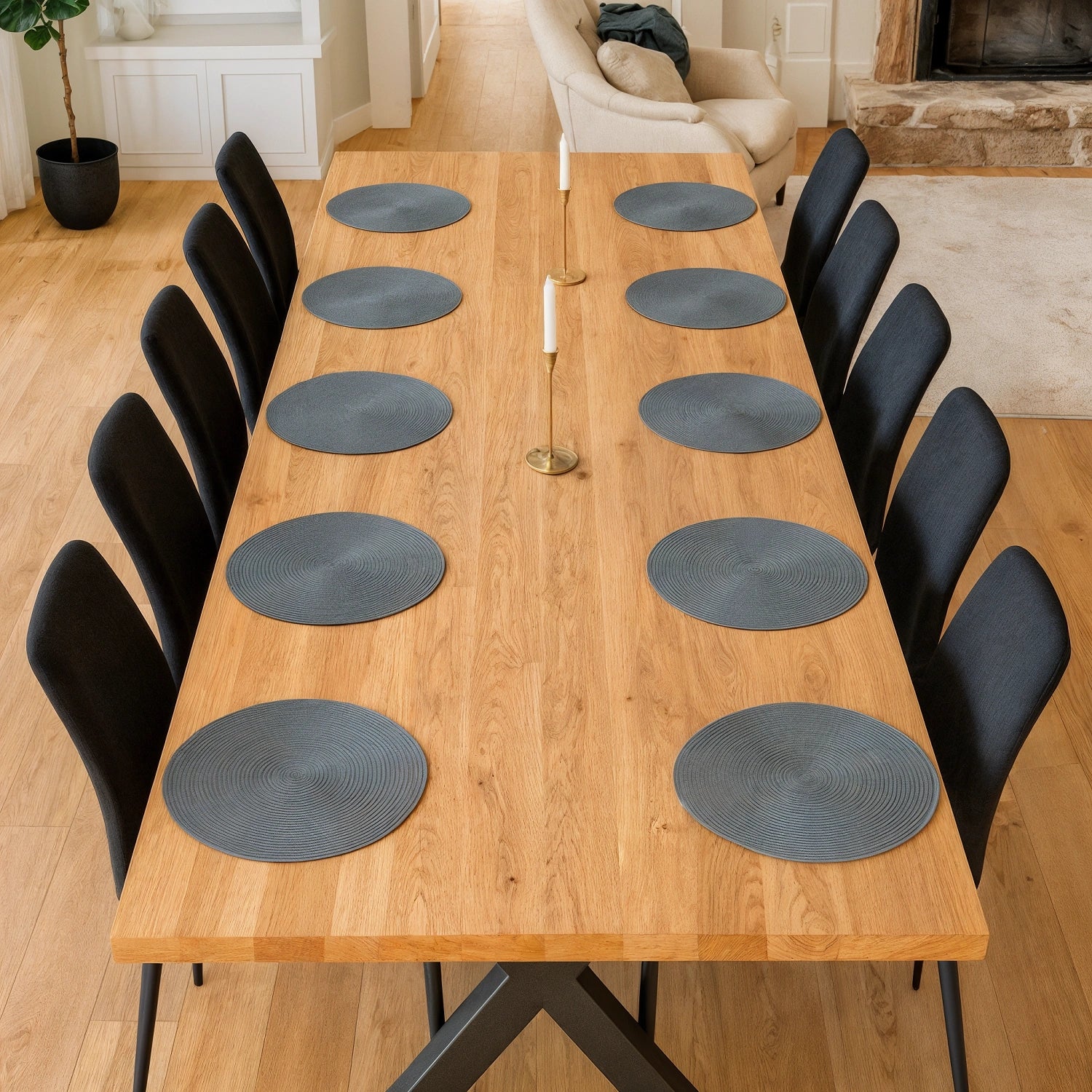 Masa din stejar model clasic - 10 persoane -240x100x4cm