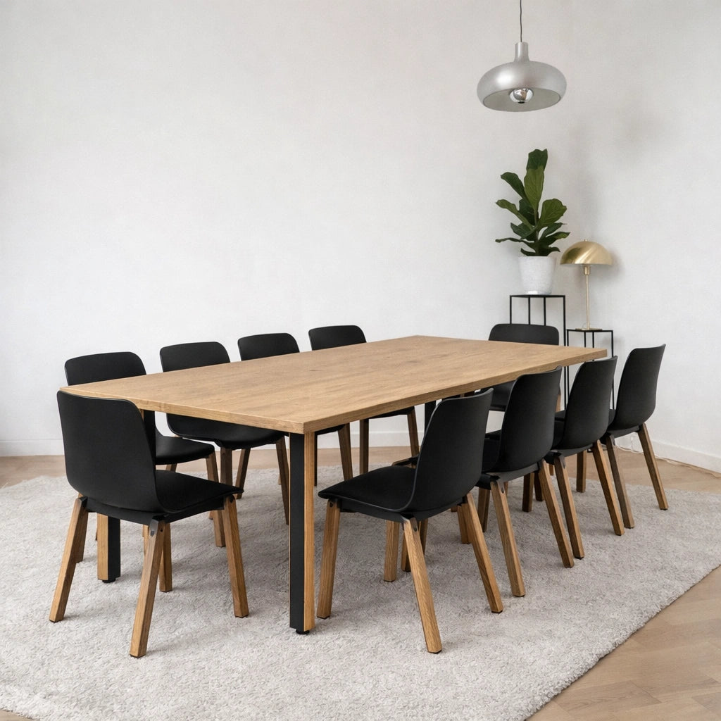 Masa din stejar model clasic - 8 persoane -200x100x4cm