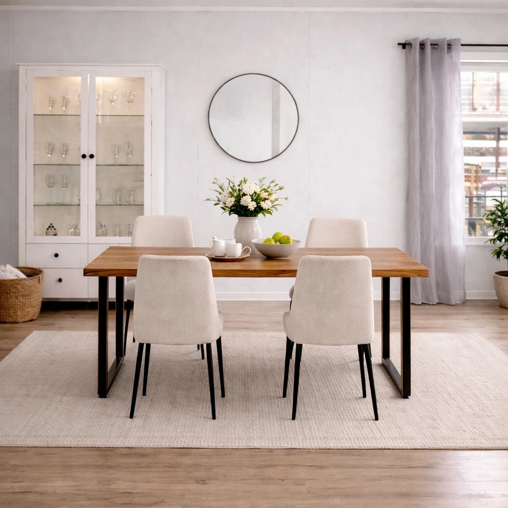 Masa din stejar model clasic - 4 persoane -120x70x4cm