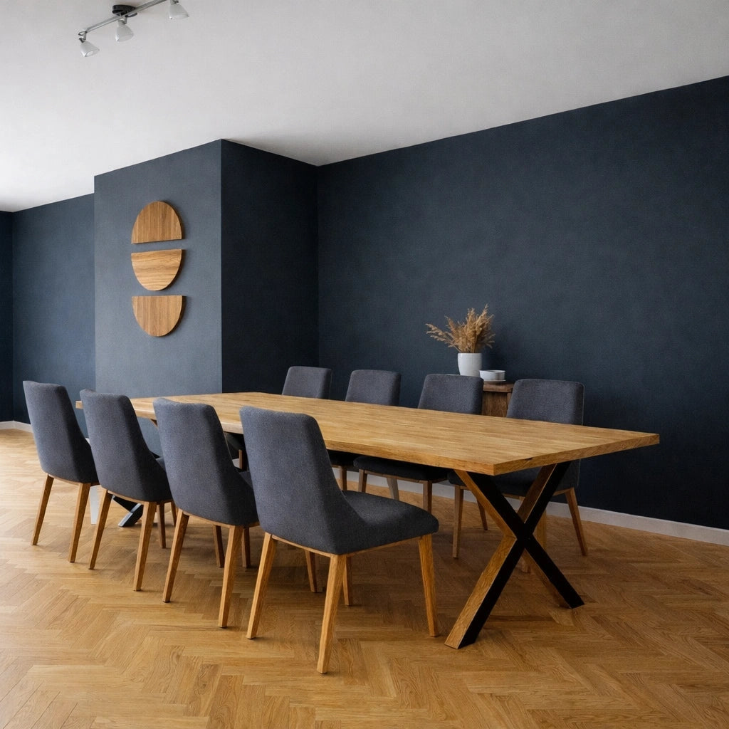 Masa din stejar model clasic - 8 persoane -200x100x4cm