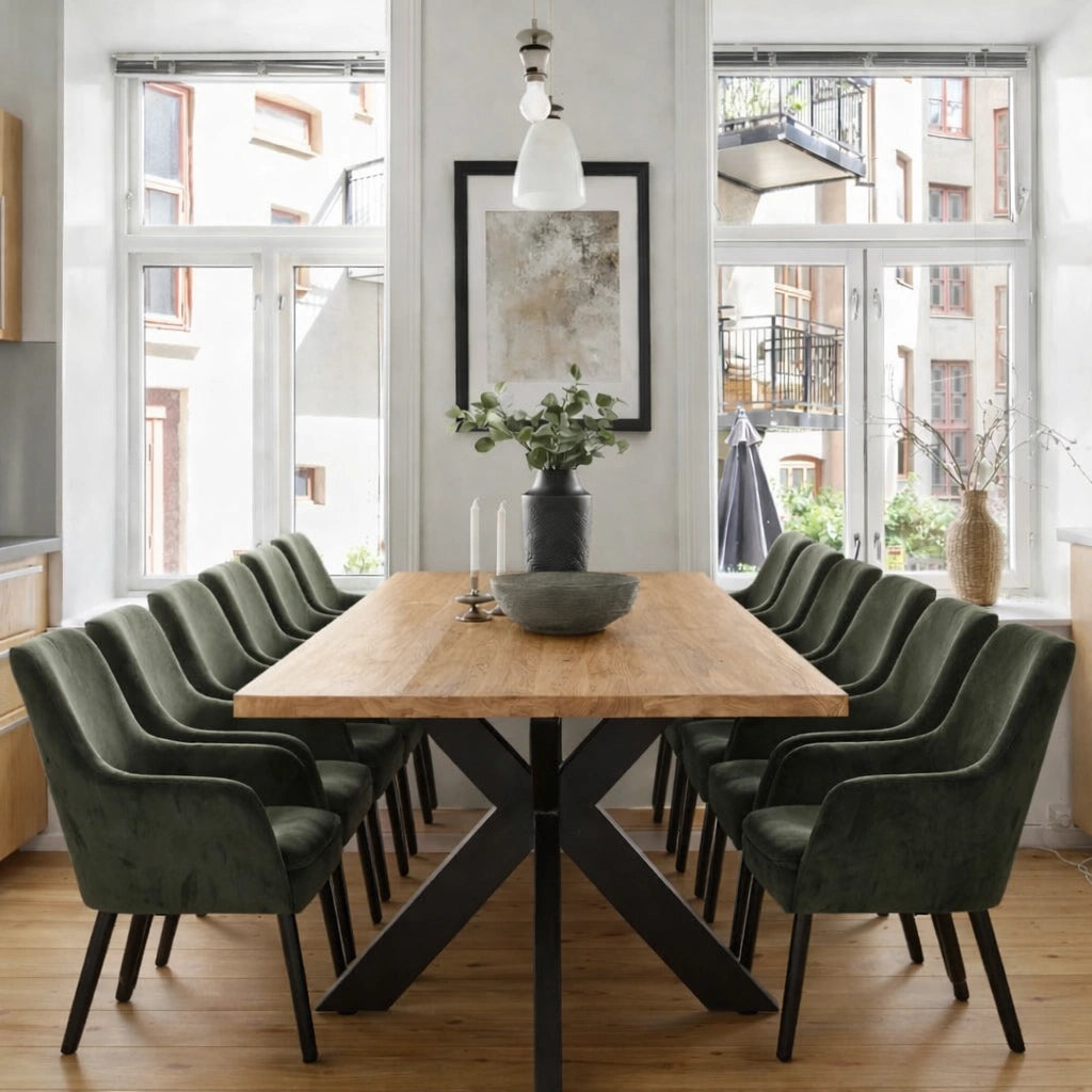 Masa din stejar model clasic - 12 persoane -260x100x4cm