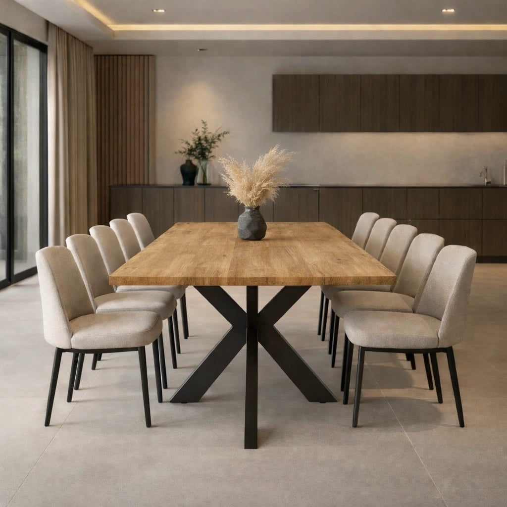 Masa din stejar model clasic - 10 persoane -240x100x4cm