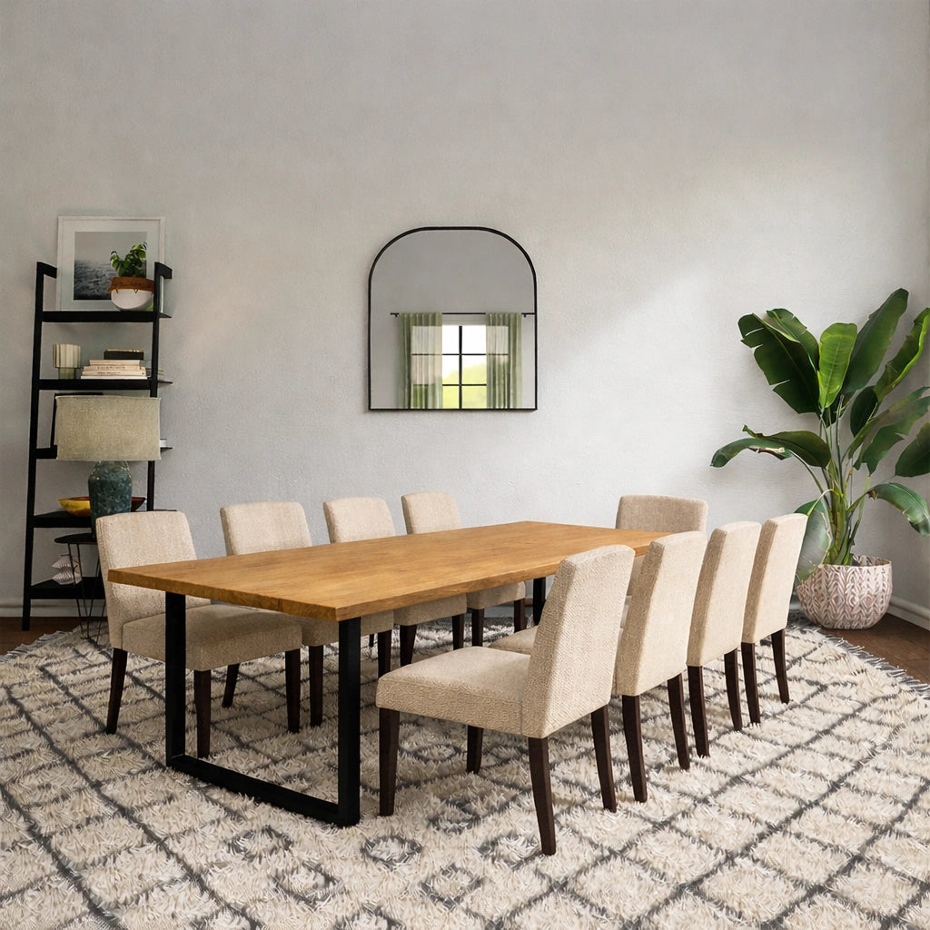 Masa din stejar model clasic - 8 persoane -200x100x4cm