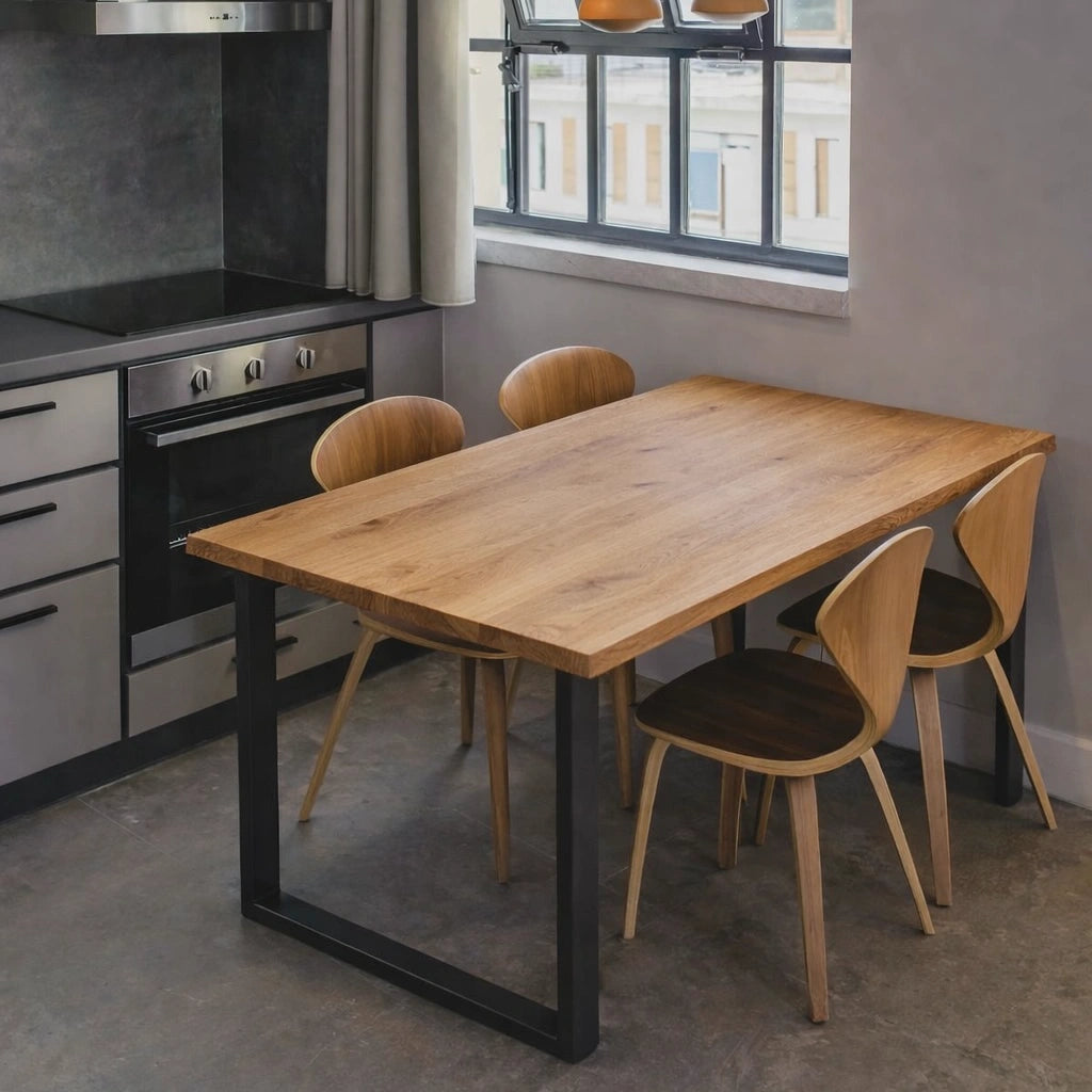 Masa din stejar model clasic - 4 persoane -120x70x4cm