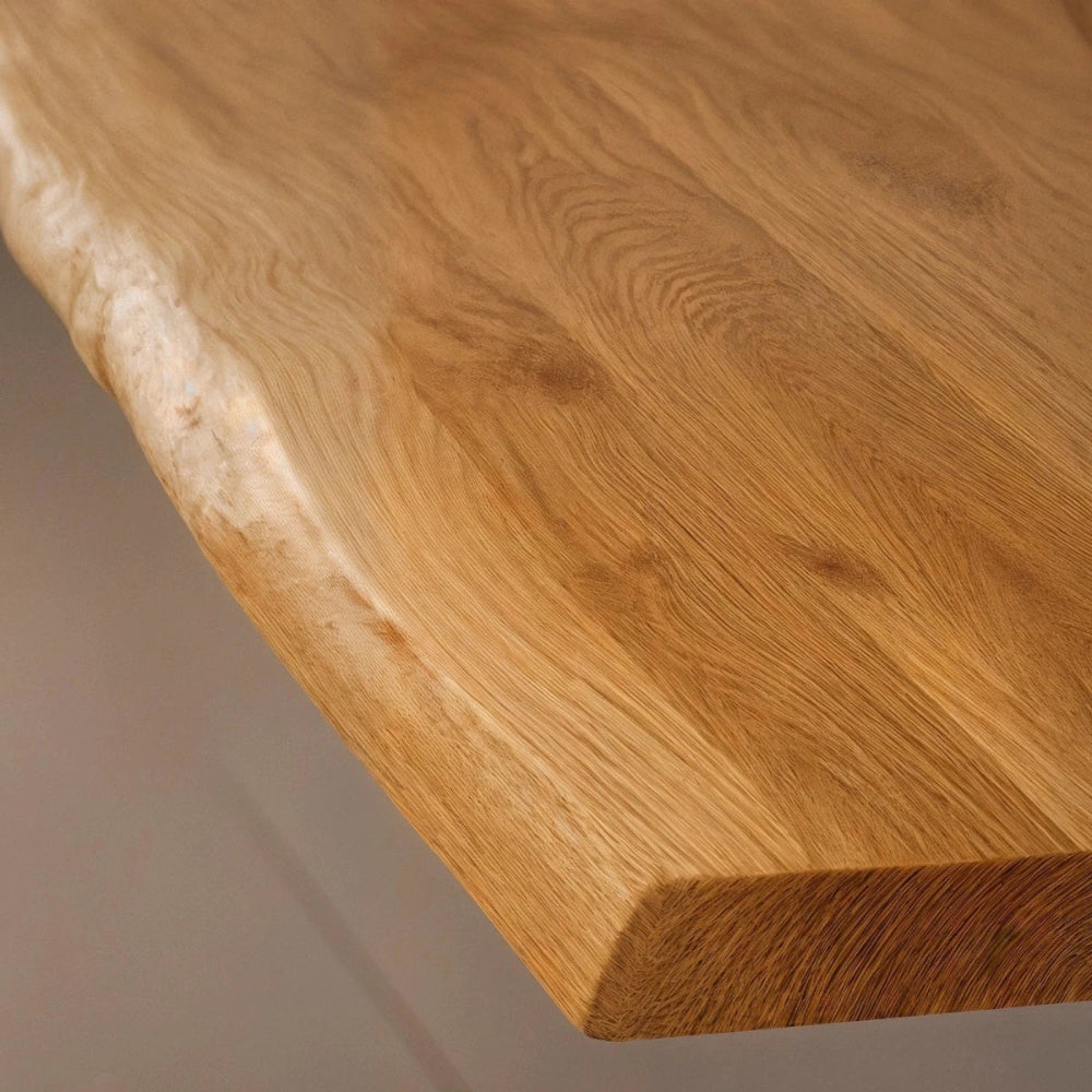Blat de masa din stejar model rustic 10 persoane -240x100x4cm - Reelken