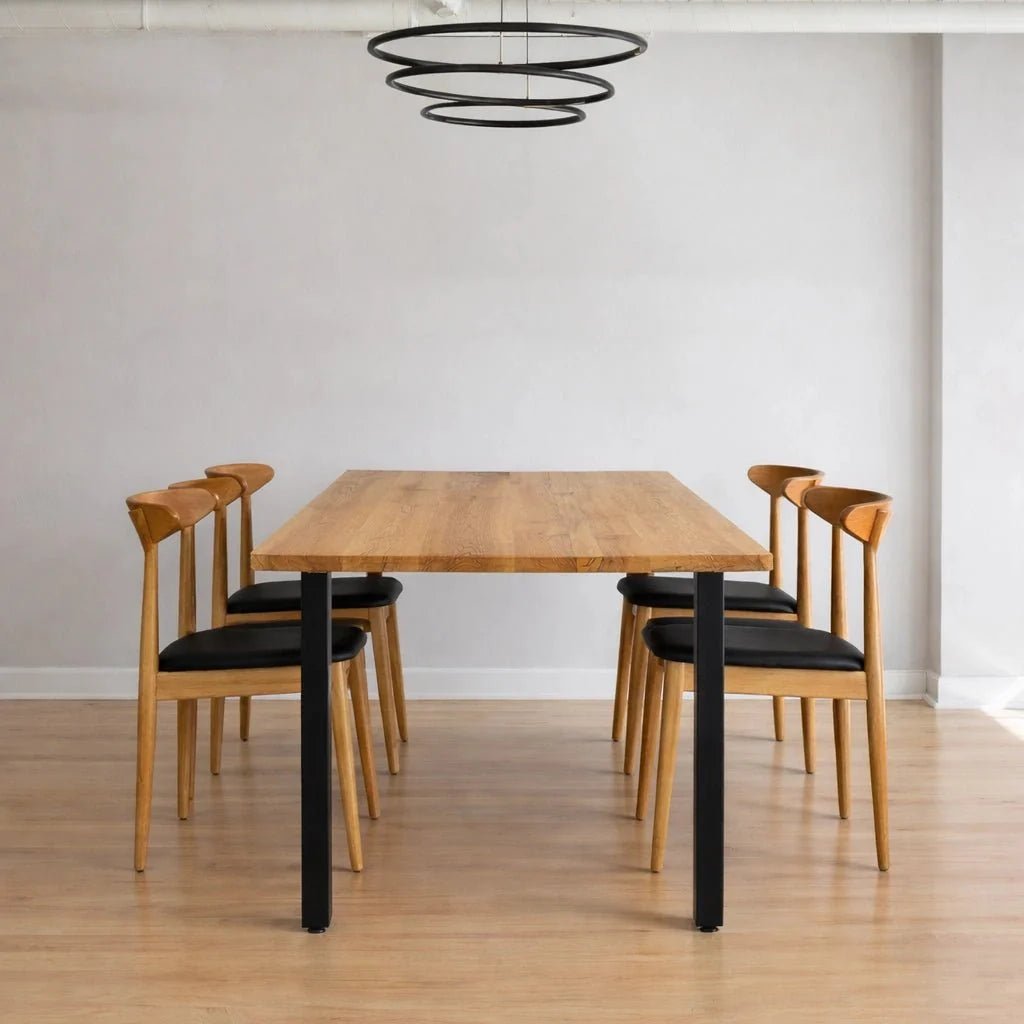 Dębowy stół klasyczny z litego drewna 120x70x4 cm - Reelken Polska