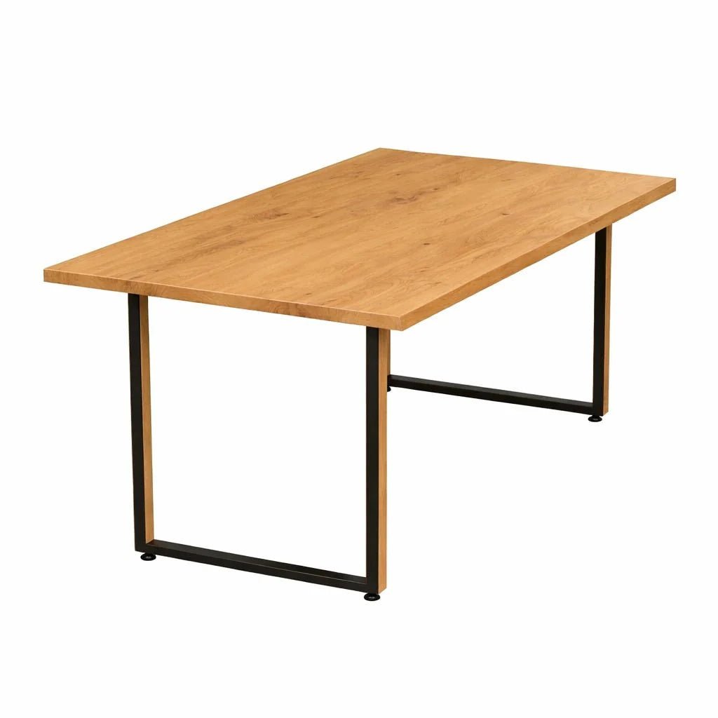 Dębowy stół klasyczny z litego drewna 140x80x4 cm - Reelken Polska