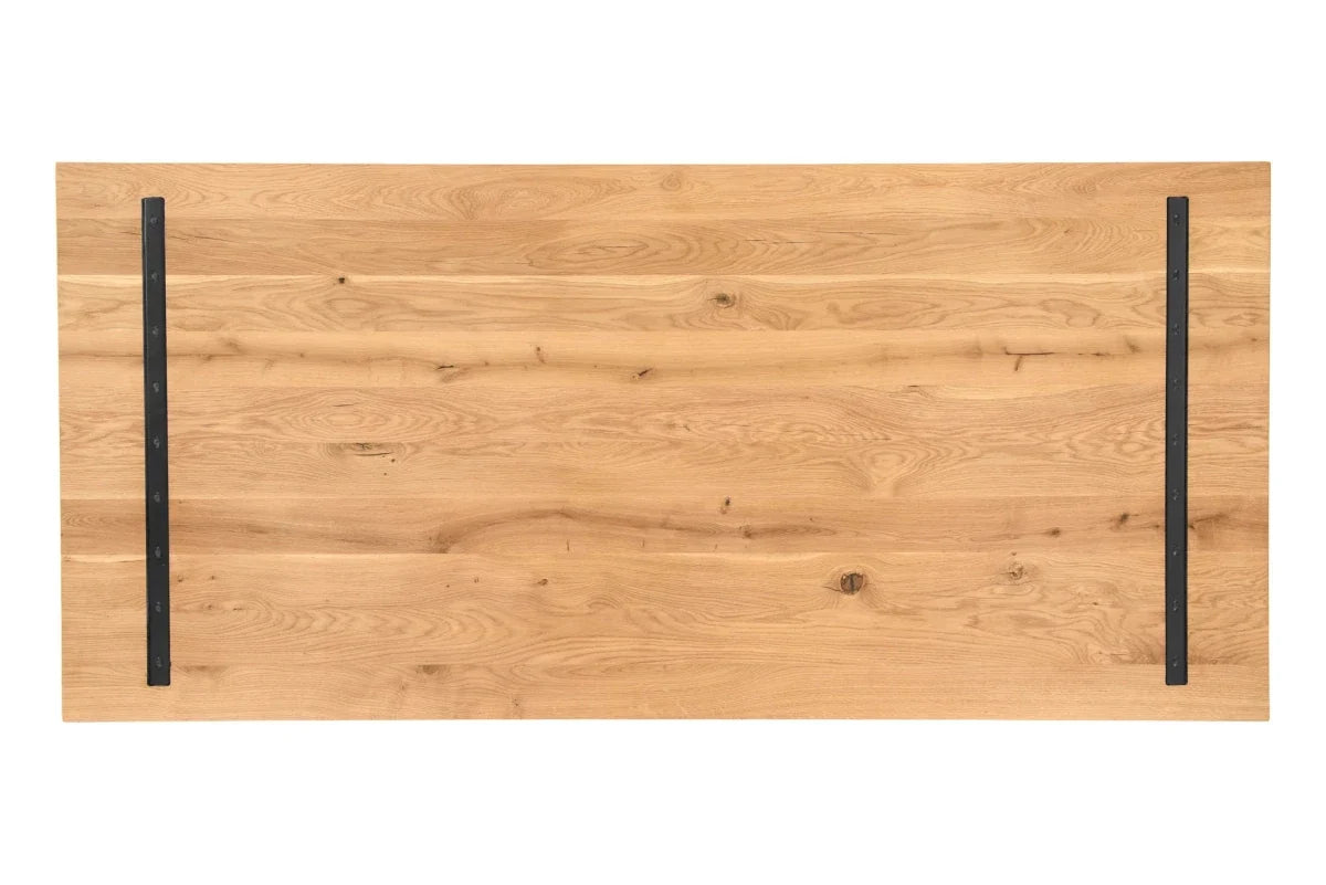 Masa din stejar model clasic - 6 persoane -160x80x2,6cm - Reelken