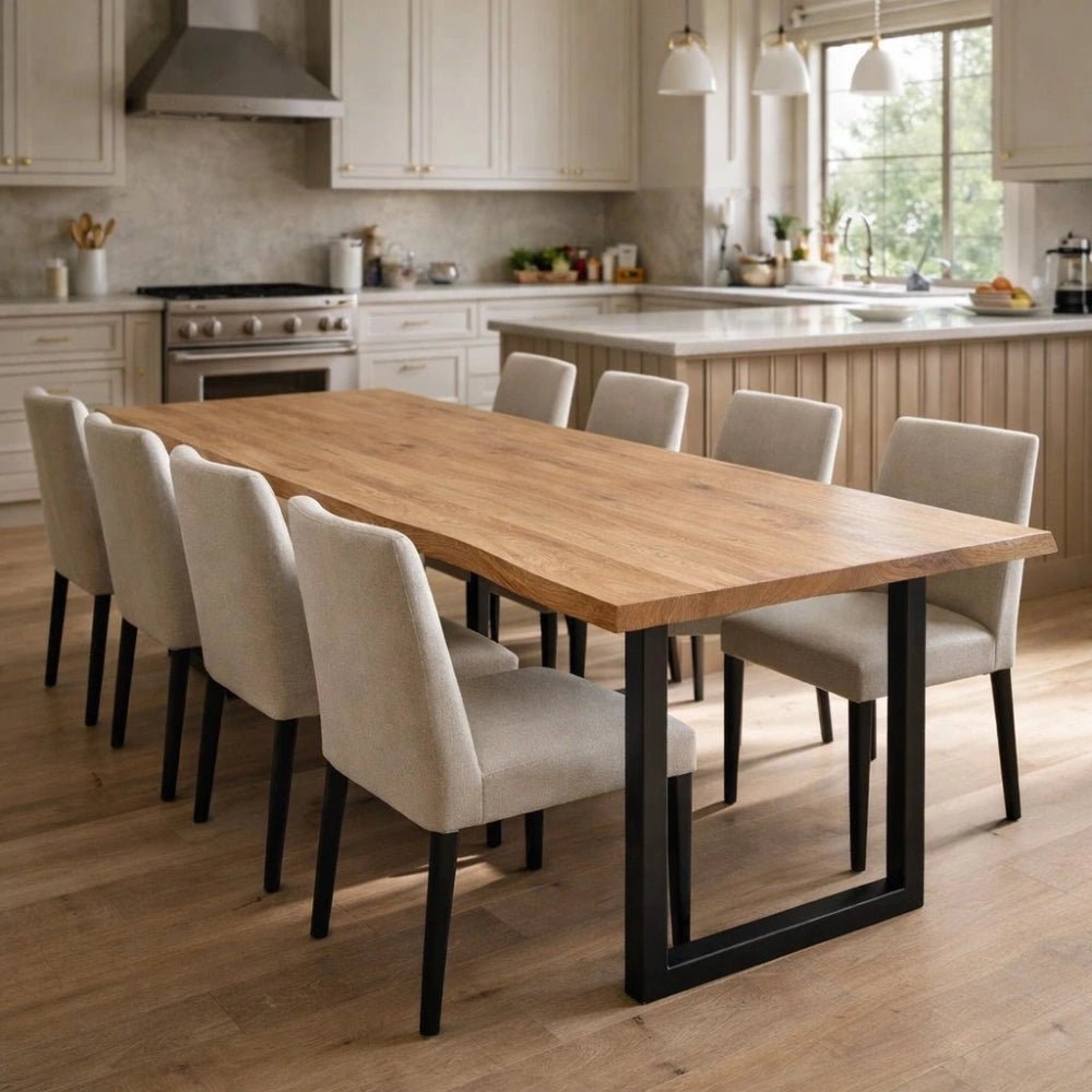 Personalizowany stół z drewna dębowego - Reelken Polska