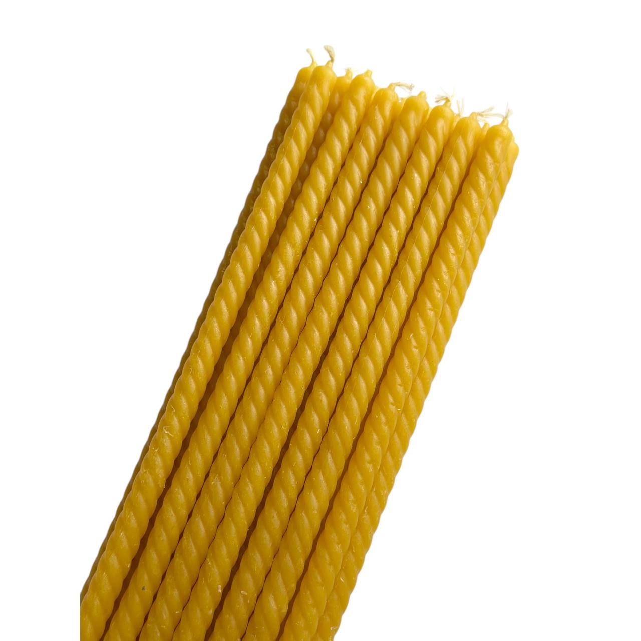 Świece VITI z naturalnego wosku pszczelego 45 cm – zestaw 10 szt.