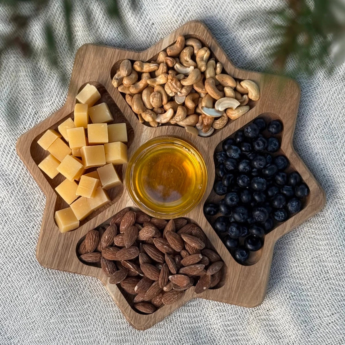 Platou servire aperitive in forma de stea – 30x30 cm - Reelken