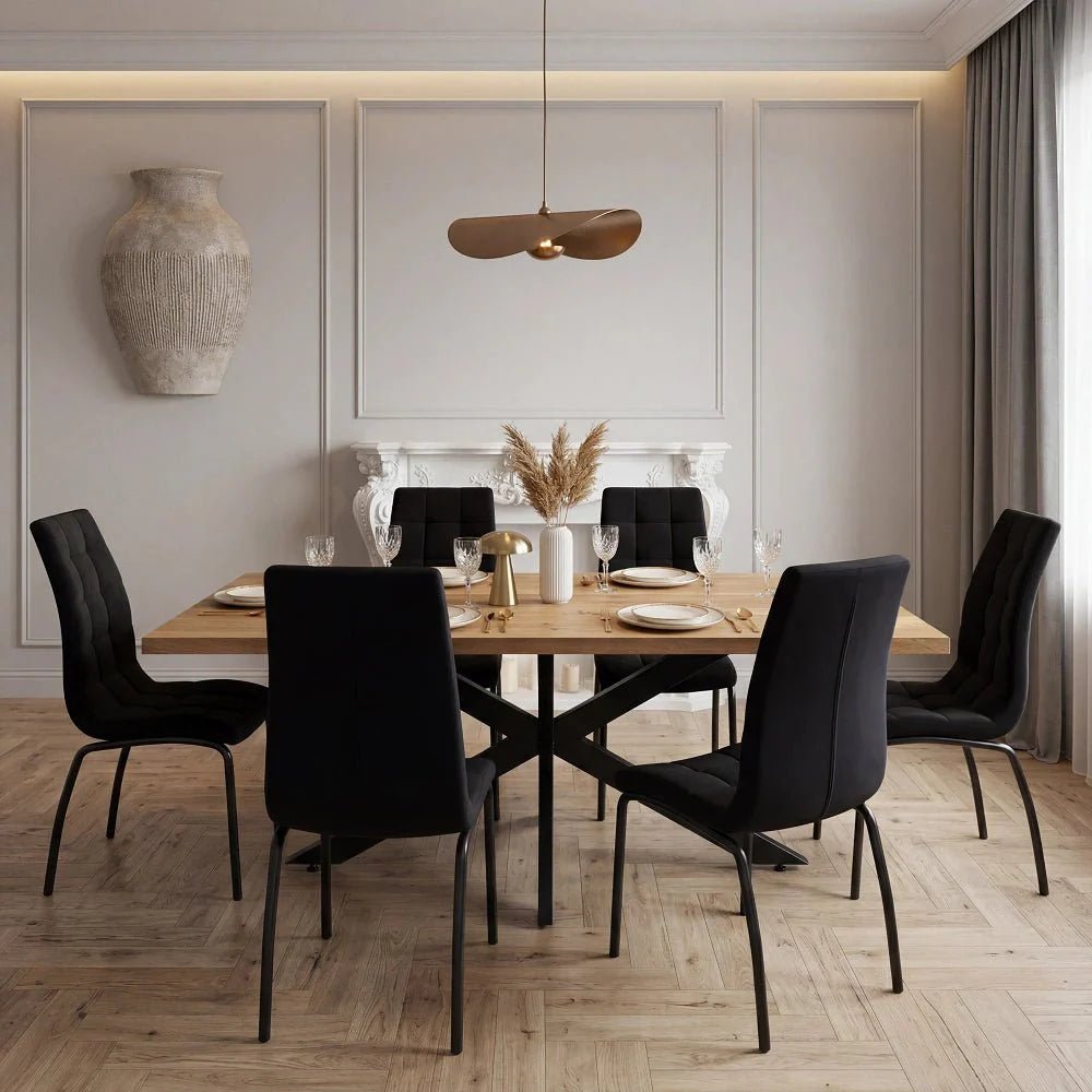 Rozkładany stół dębowy z litego drewna 160x80x4 do 240 cm Premium - Reelken Polska