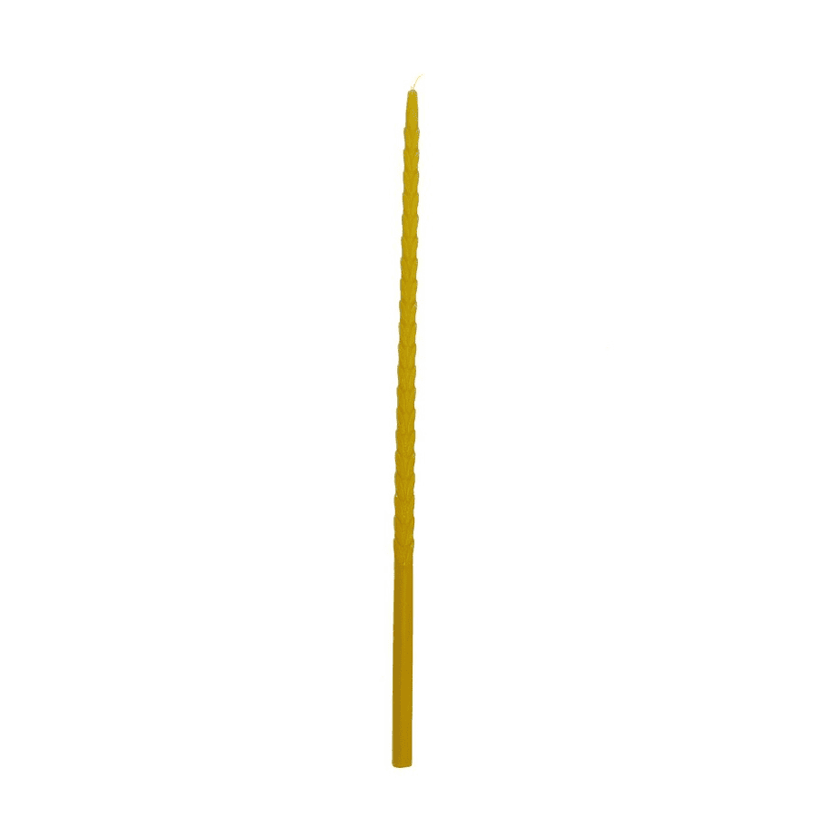 Set Lumanari Ceara Naturala Spic Galben –, 41 cm - Reelken