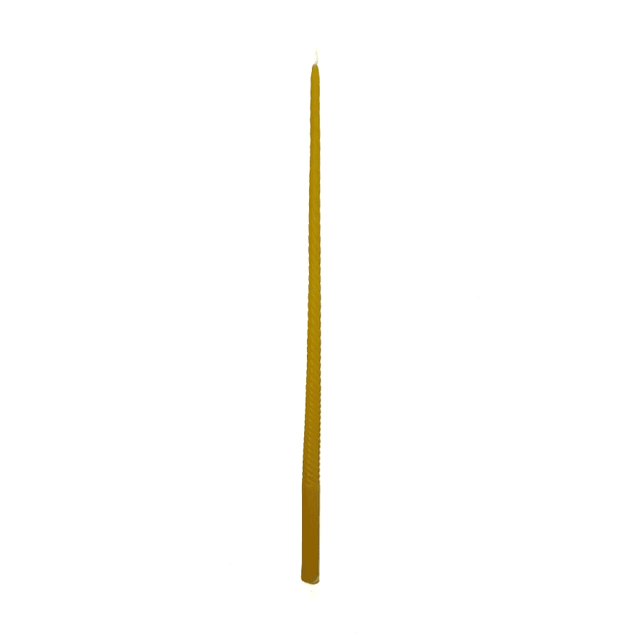 Świece skręcane z naturalnego wosku pszczelego 45 cm – zestaw 25 szt. - Reelken Polska