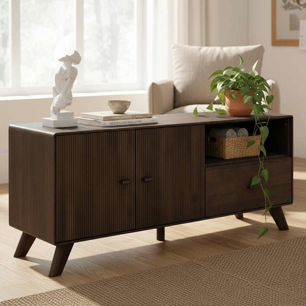Szafka RTV z litego drewna - Reelken Polska