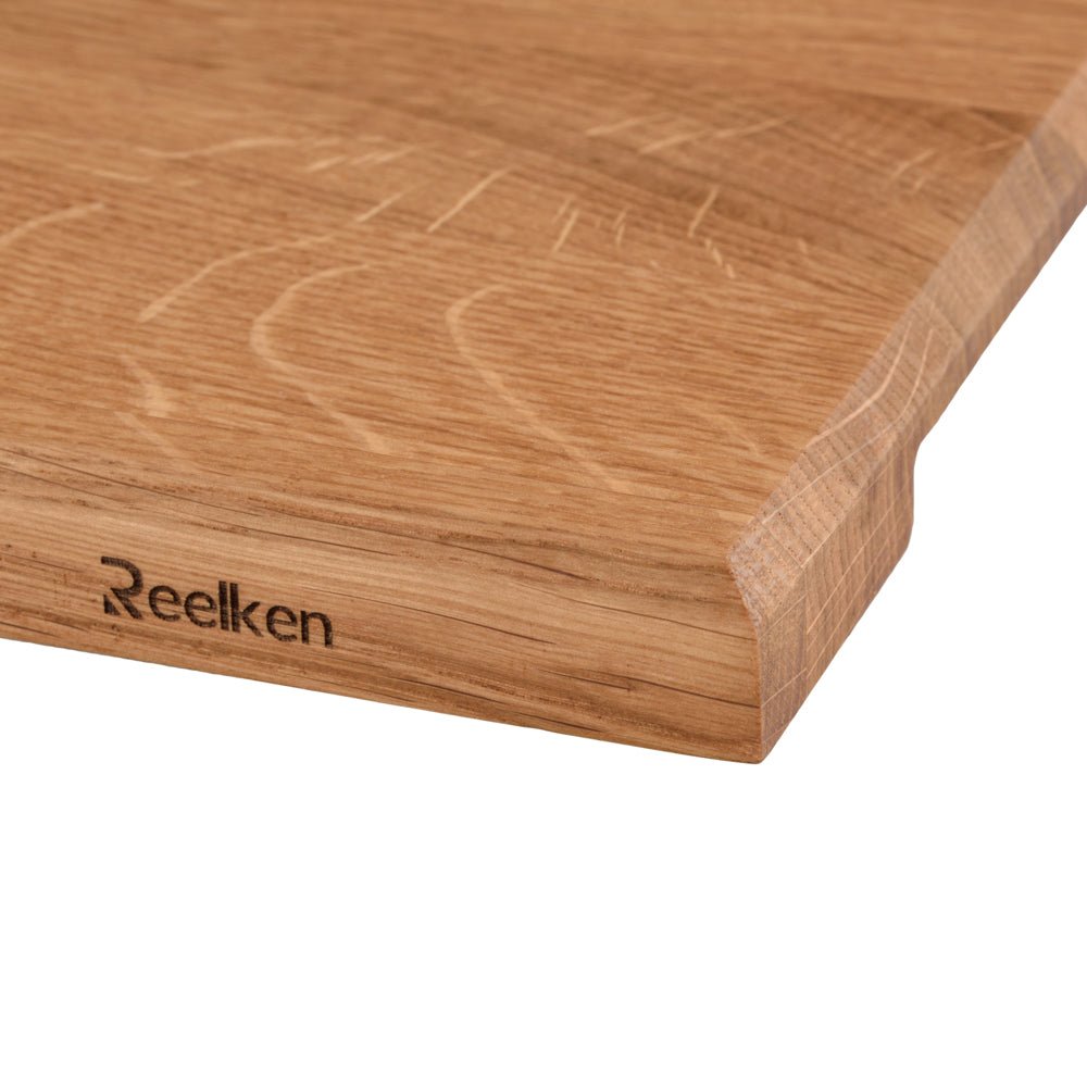 Tocator profesional din lemn de stejar 30x20x2 cm - Premium - Reelken
