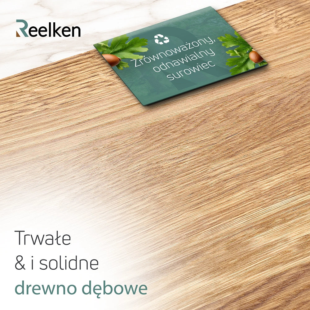 Profesjonalna dębowa deska do krojenia 30x20x2 cm
