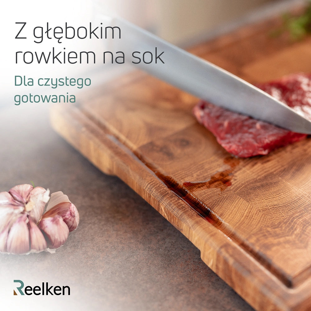 Dębowa deska do krojenia Premium 30x20x4 cm