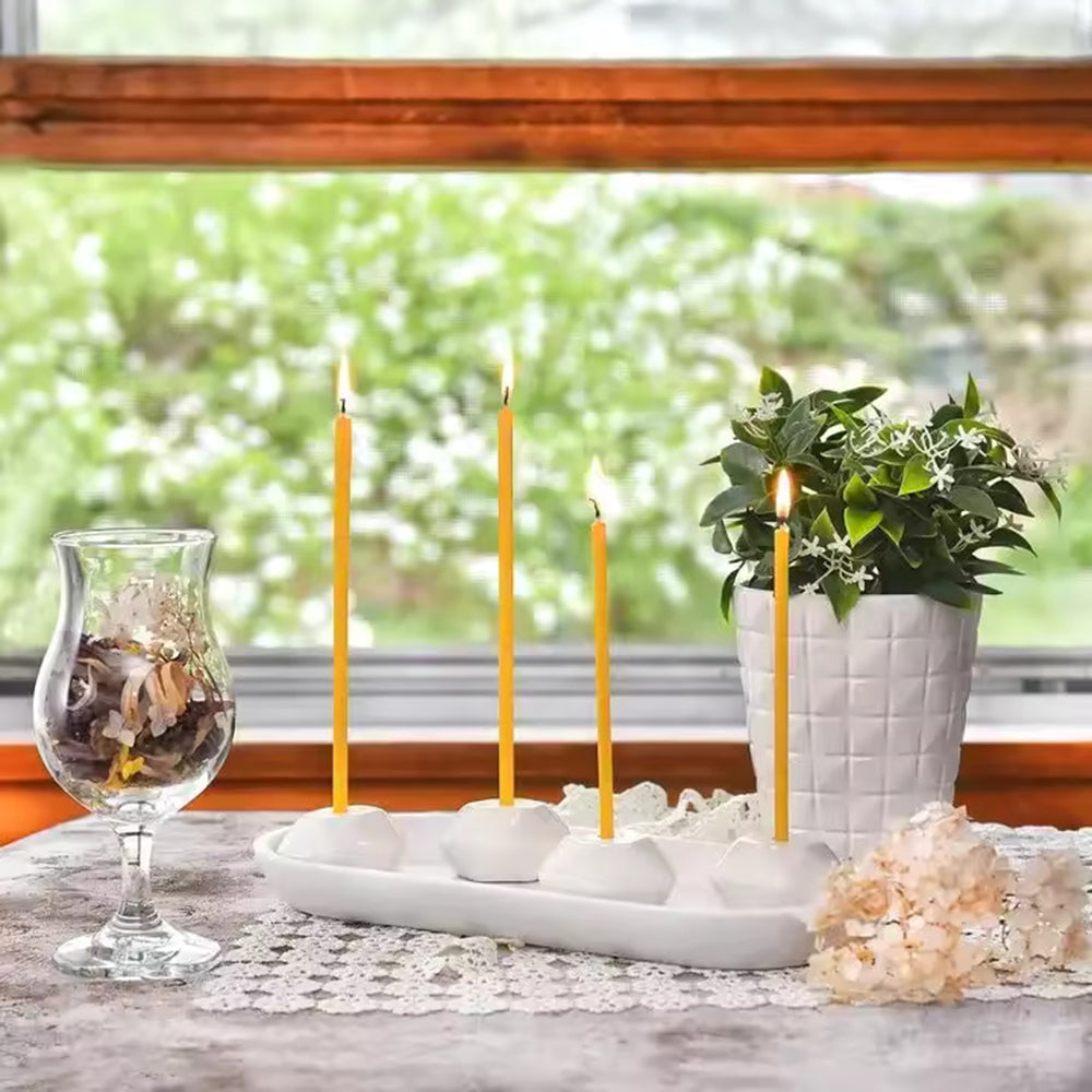 Świece z wosku naturalnego 35 cm – nr 8 | kościelne, z wosku pszczelego