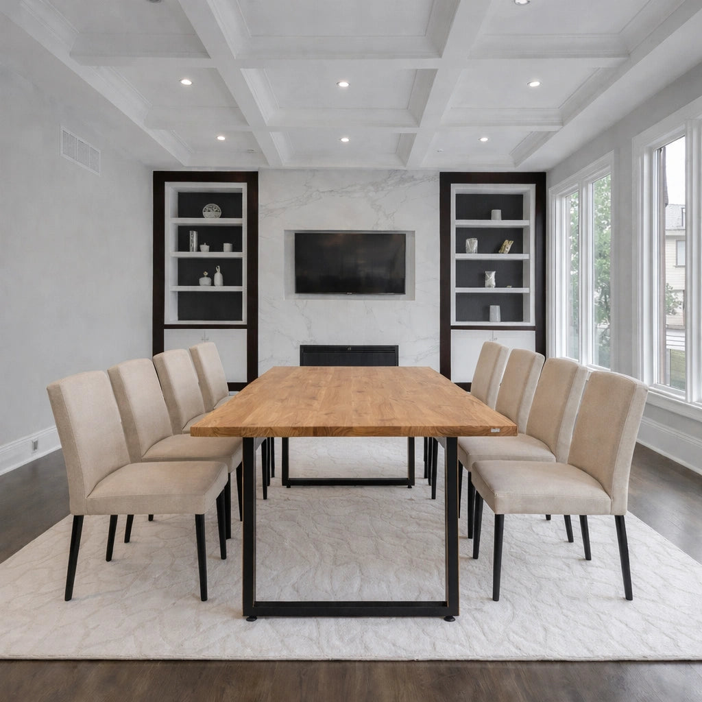 Masa din stejar model clasic - 8 persoane -200x100x4cm