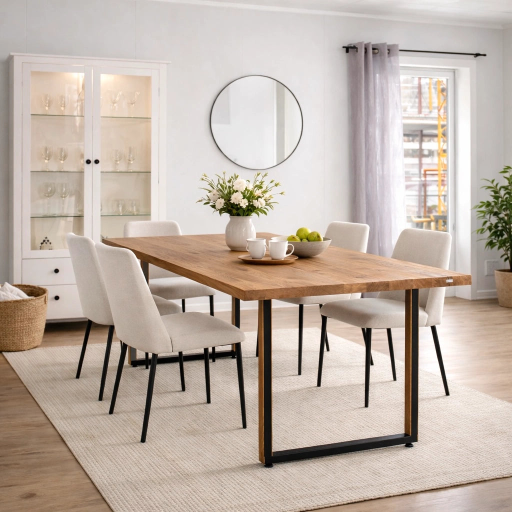 Masa din stejar model clasic - 4 persoane -120x70x4cm