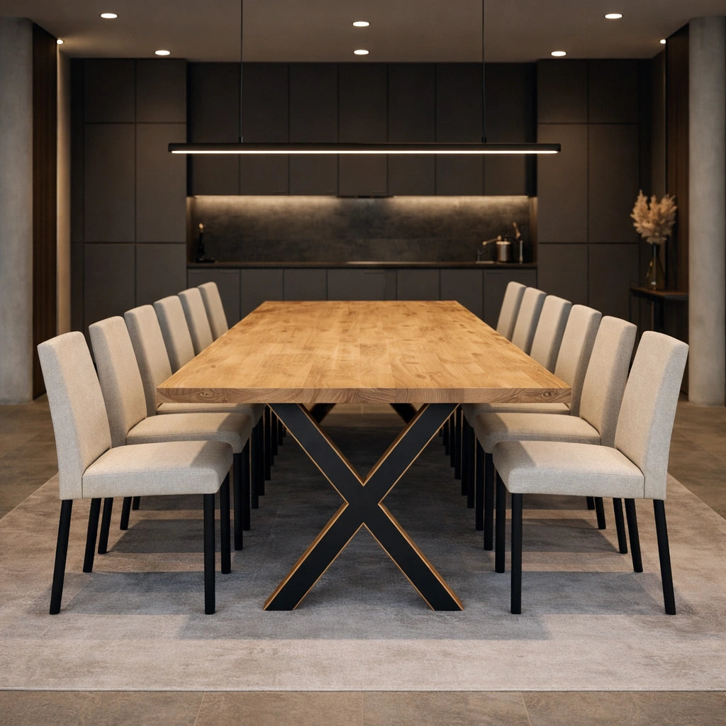 Masa din stejar model clasic - 12 persoane -260x100x4cm