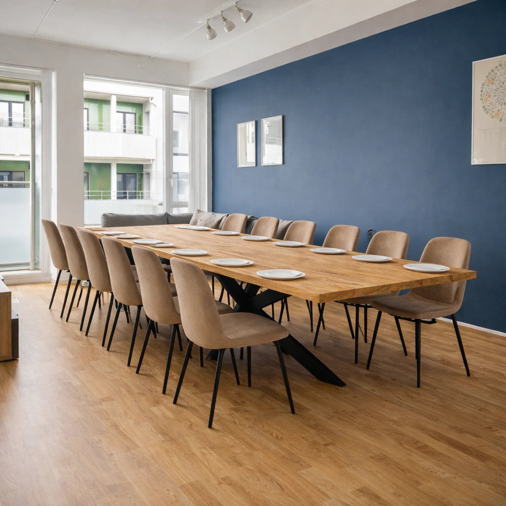 Masa din stejar model clasic - 12 persoane -260x100x4cm