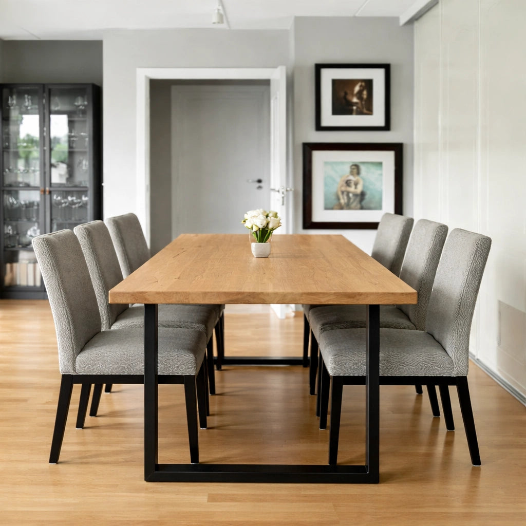 Masa din stejar model clasic - 6 persoane -160x80x4cm