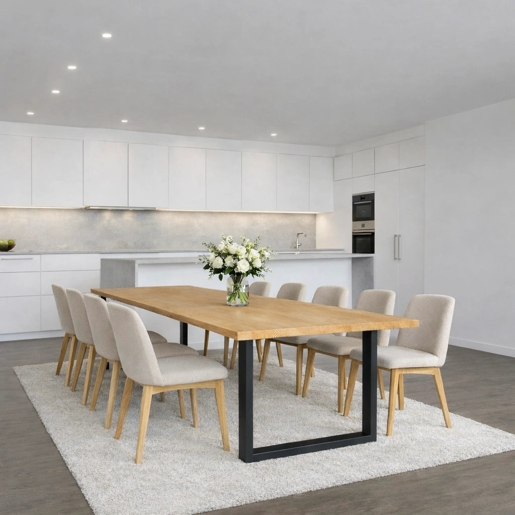 Masa din stejar model clasic - 10 persoane -240x100x4cm