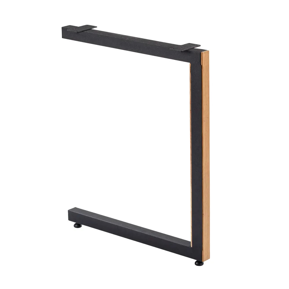 Picioare de Masa Metalice cu Lemn de Stejar - L