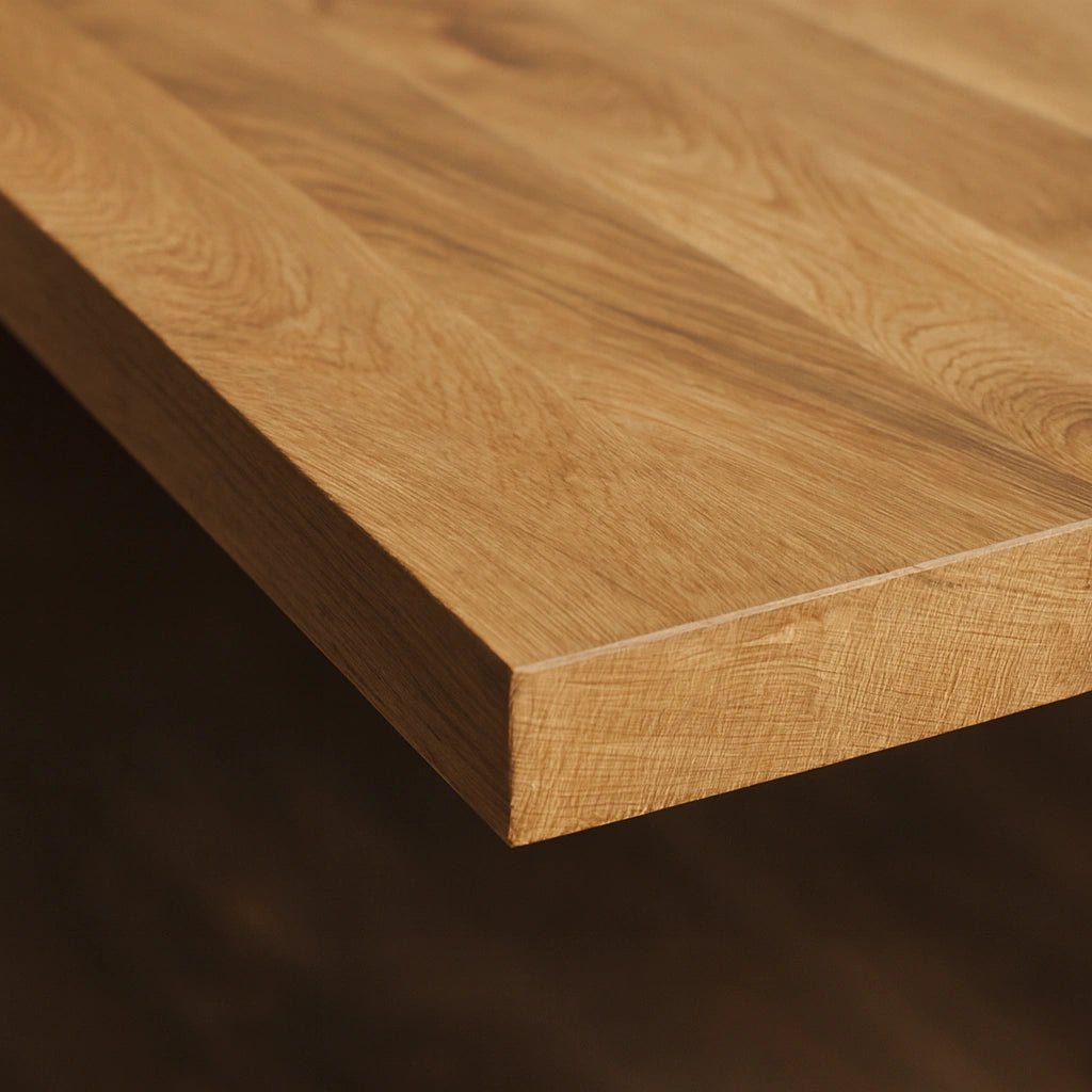 Blat de masa din stejar model clasic - 12 persoane -260x100x4cm - Reelken