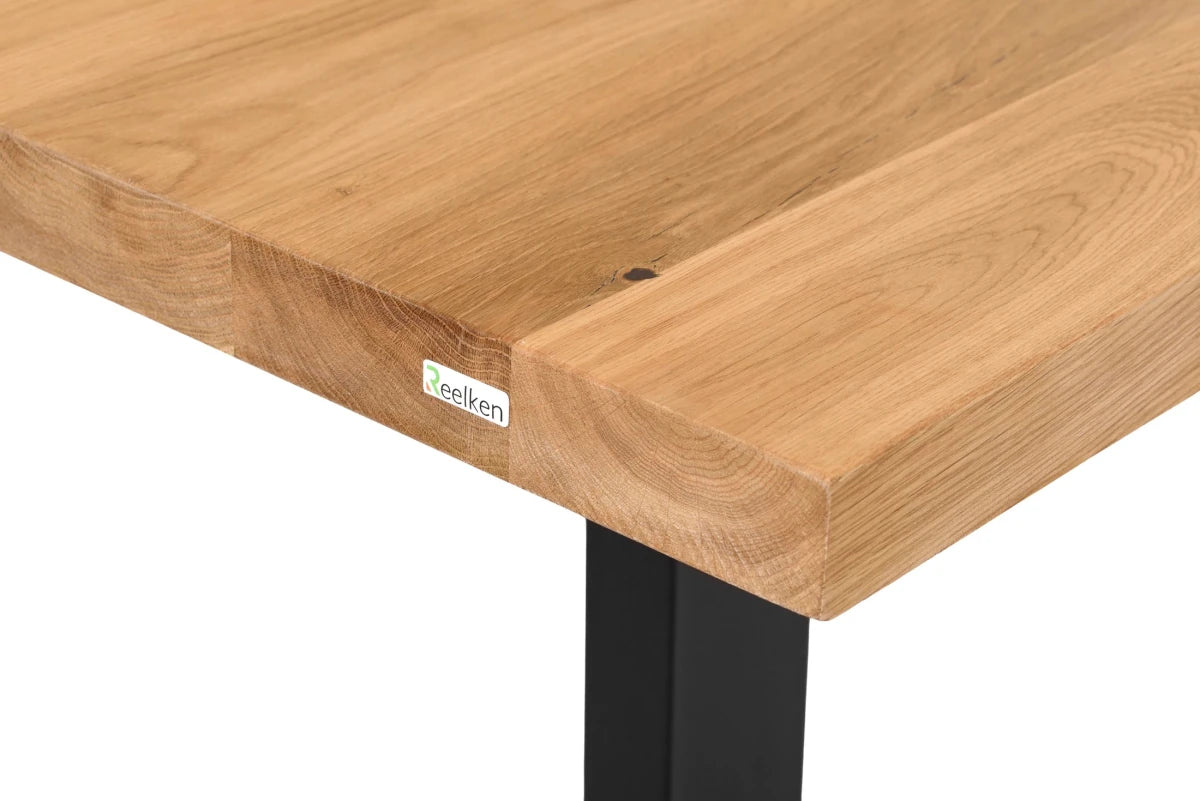Blat masa din stejar model clasic - 8 persoane -200x100x4cm - Reelken