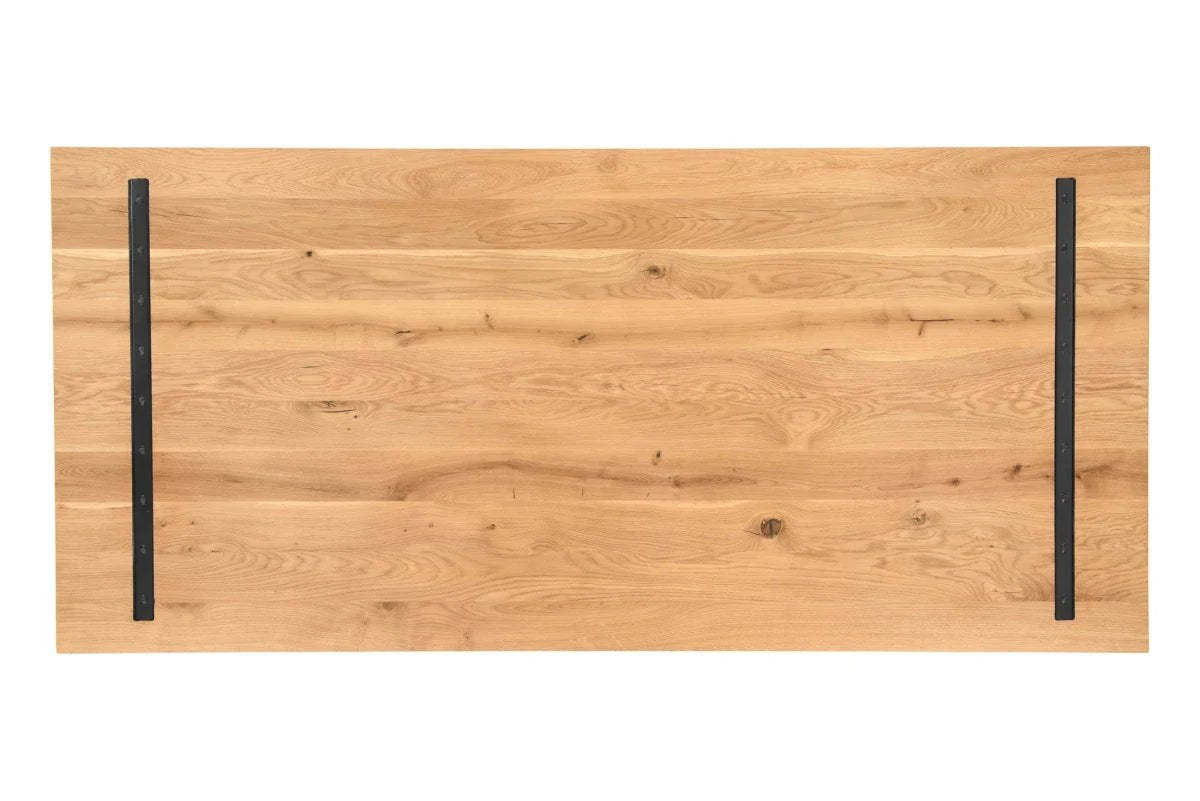 Dębowy stół klasyczny z litego drewna 260x100x4 cm - Reelken Polska