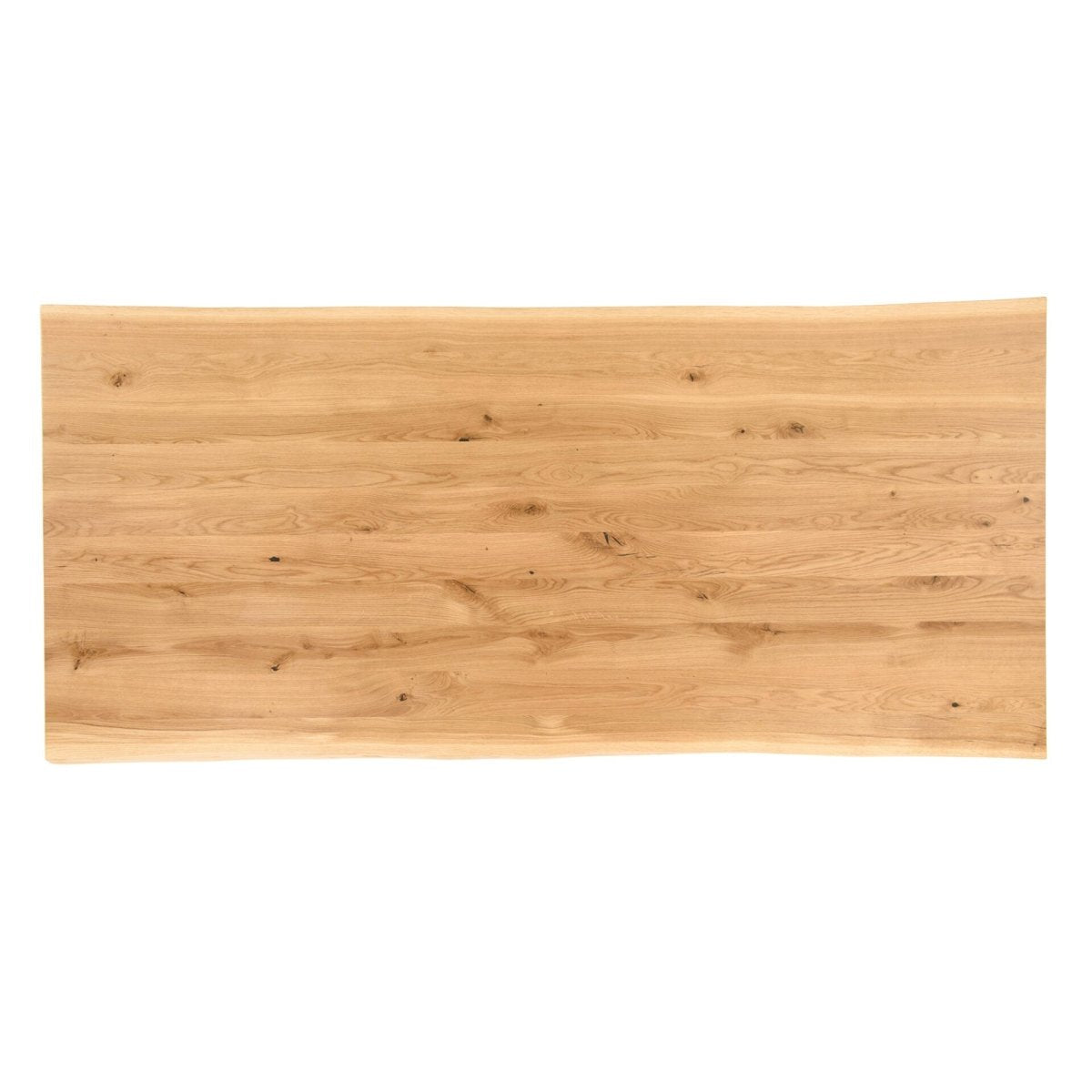 Dębowy stół rustykalny z litego drewna Live Edge 240x100x4cm - Reelken Polska