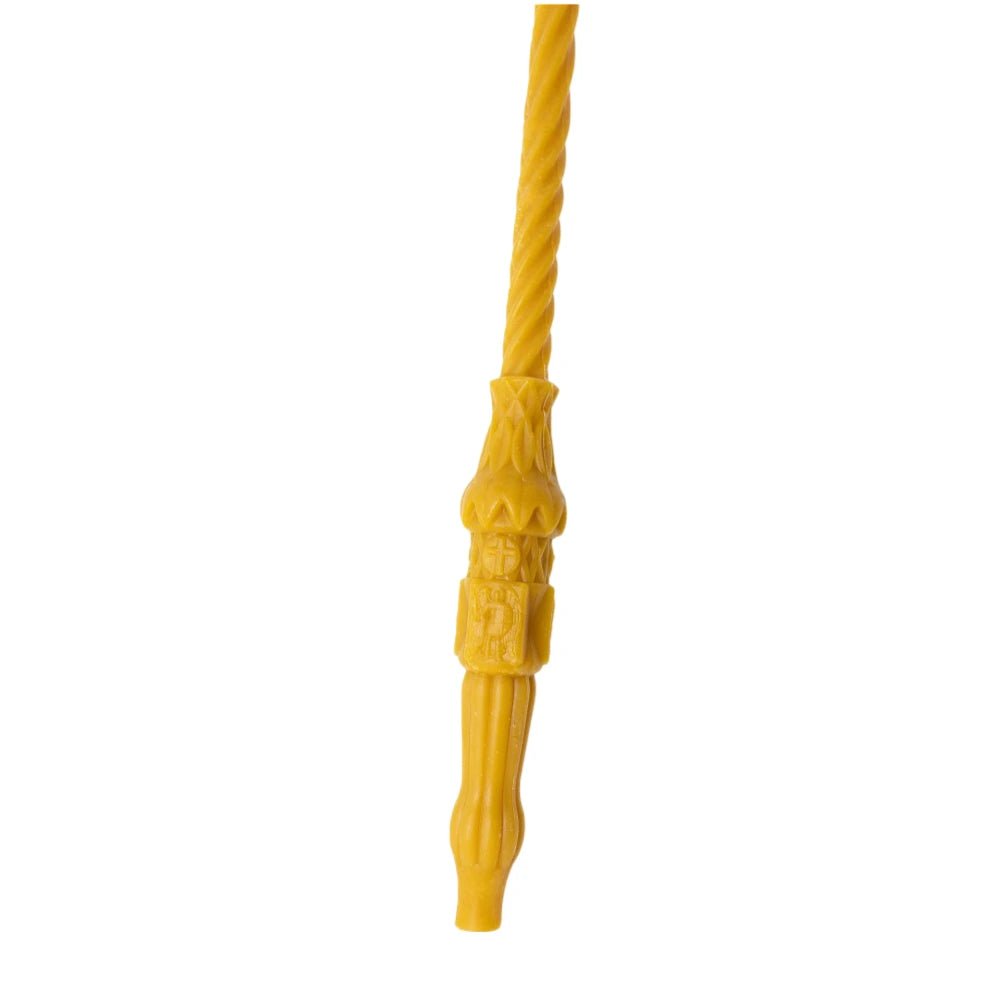Lumanare pentru botez - cu Arhanghel Mihail Ceara Naturala 60 cm - Reelken