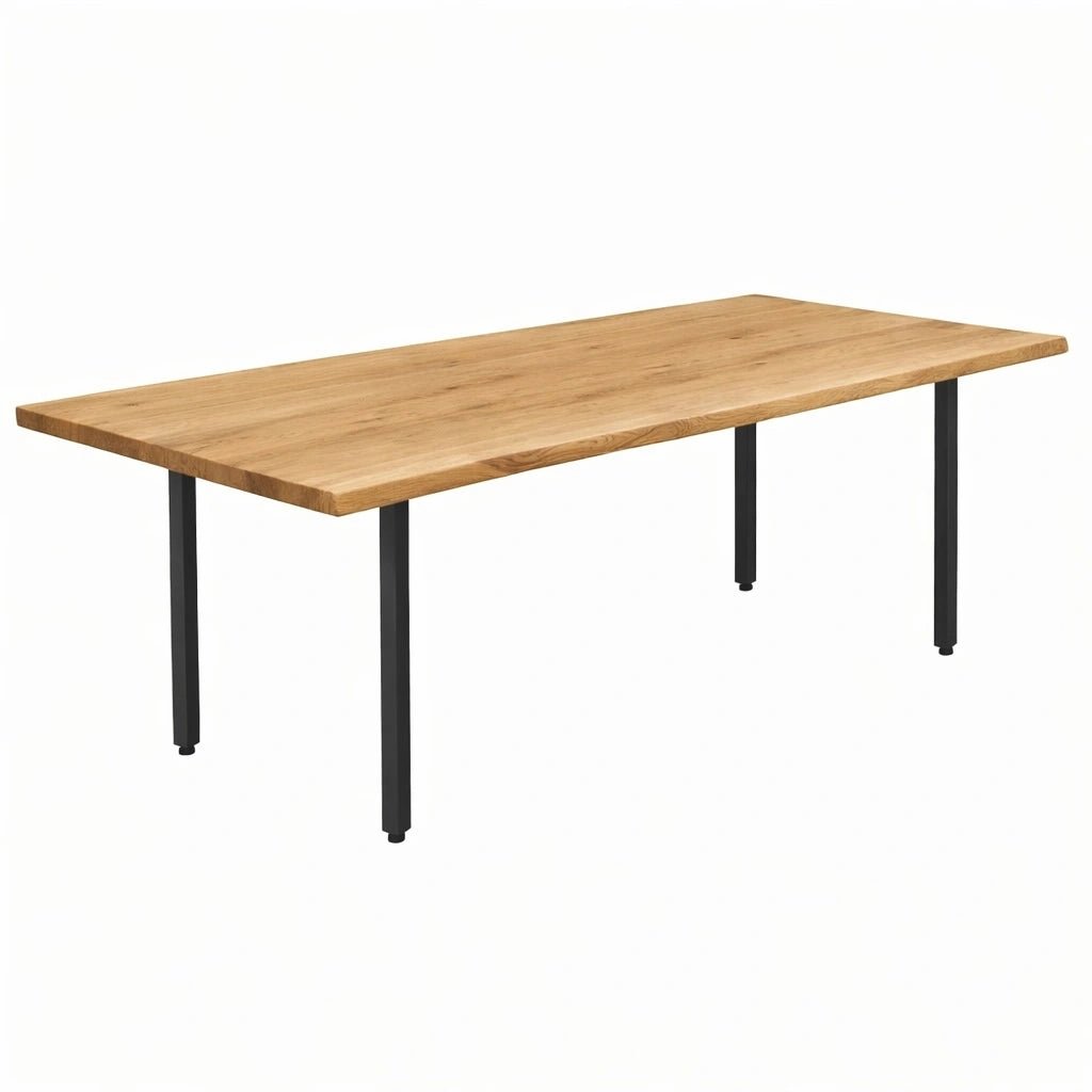 Masa din stejar model rustic - 10 persoane -220x100x4cm - Reelken