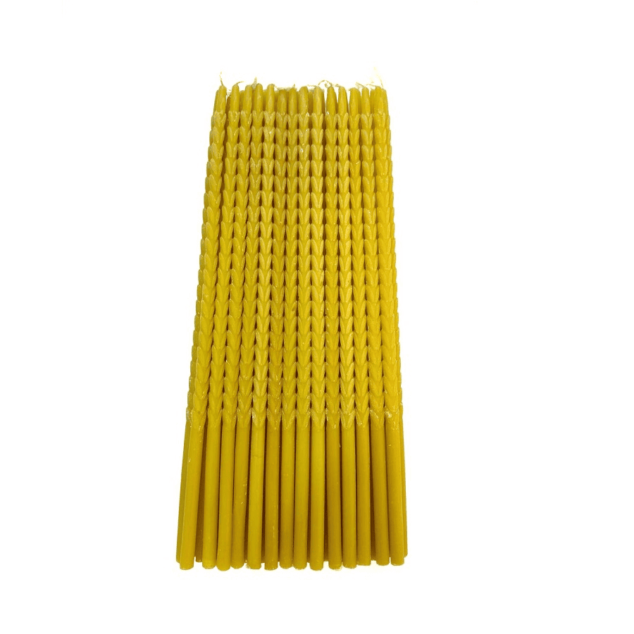 Set Lumanari Ceara Naturala Spic Galben –, 41 cm - Reelken