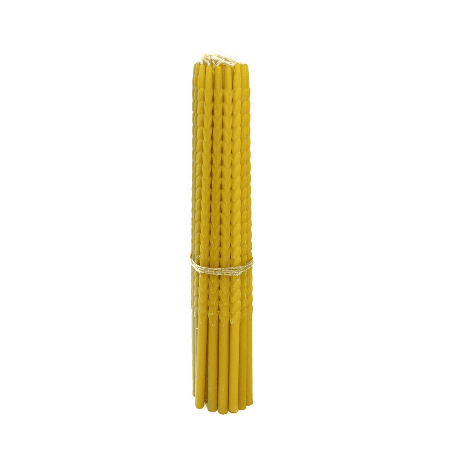 Set Lumanari Ceara Naturala Spic Galben –, 41 cm - Reelken